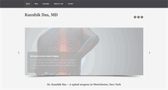 Desktop Screenshot of kaushikdasmd.com